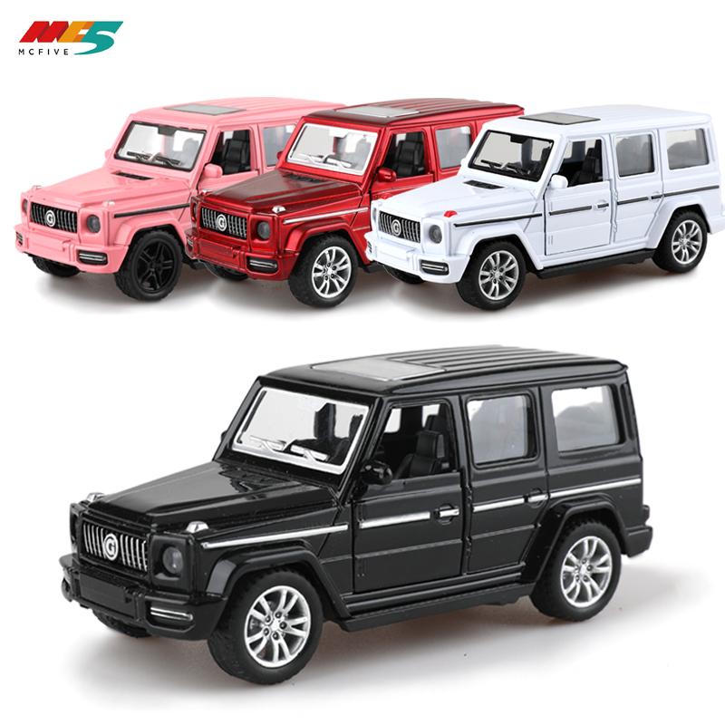 (Bagged) 1/36 Scale Replica of a G-Class Off-road Vehicle, Die-cast Metal, Boy's Toy, Pullback Car, Door-opening Decoration.