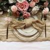 6pcs Napkins Wrinkled Dinner Napkins Soft Cotton Table Napkins Decorative Cloth Napkins for Weddings Parties Family Everyday Use