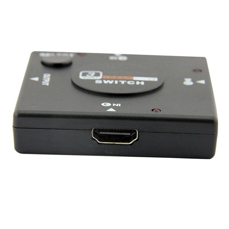 Mini HDMI-compatible Switcher 3 to 1 TV Switch Box 3 Way Selector 1080P 3 in 1 Out HDMI-compatible Splitter Dropshipping Hot