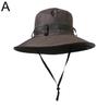 Breathable Sun Hat for Men Women Outdoor Camping Hiking Fishing Summer Wide Brim Lightweight Cowboy Bucket Adjustable Travel Quick Dry Water Resistan