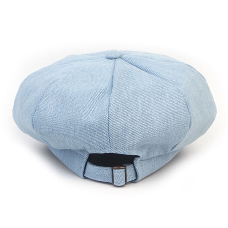 Universal chemistry Light Denim Belted Newsboycap