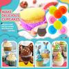 Vibrant Dinosaur Fabric Apron Kitchen Playset For Kids With Essential Accessories Baking
