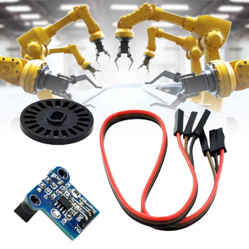Measurement Sensors Module Photoelectric Encoders Sensors For Speed Detection In Automation Systems Durability Construction