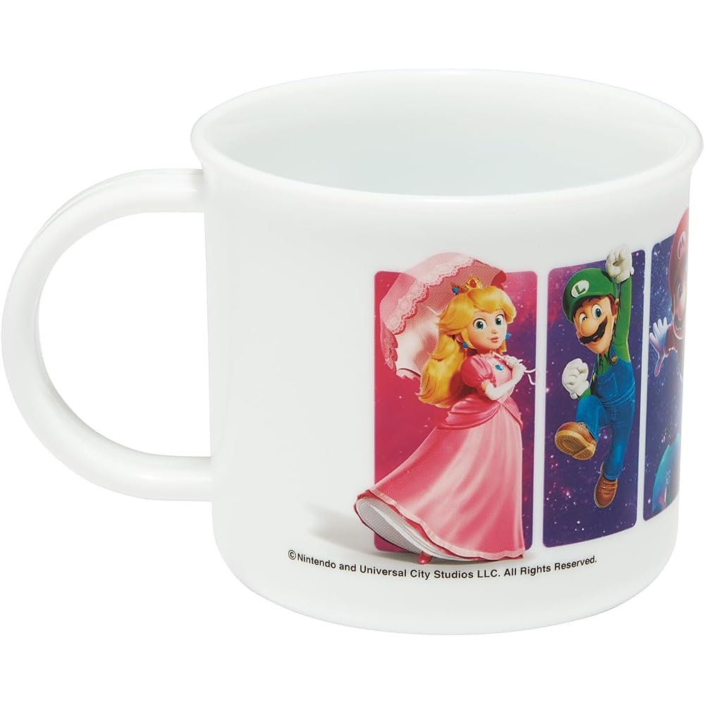 Skater (Skater) Cup, Kids, Plastic Lunch Box, 200ml, Dishwasher Safe, Made In Japan, Super Mario ...