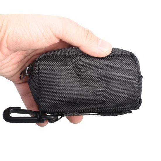 Mini Golf Waist Bag with Clip, Golf Ball Storage Pouch with Tee Holder, Golf Accessory Zipper Bag, Men Women Golfer Gift