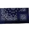 kakatrend bandana paisley 100% cotton navy blue adult bandana handkerchief cotton bandana unisex durag large size men's navy 55cm x 55cm