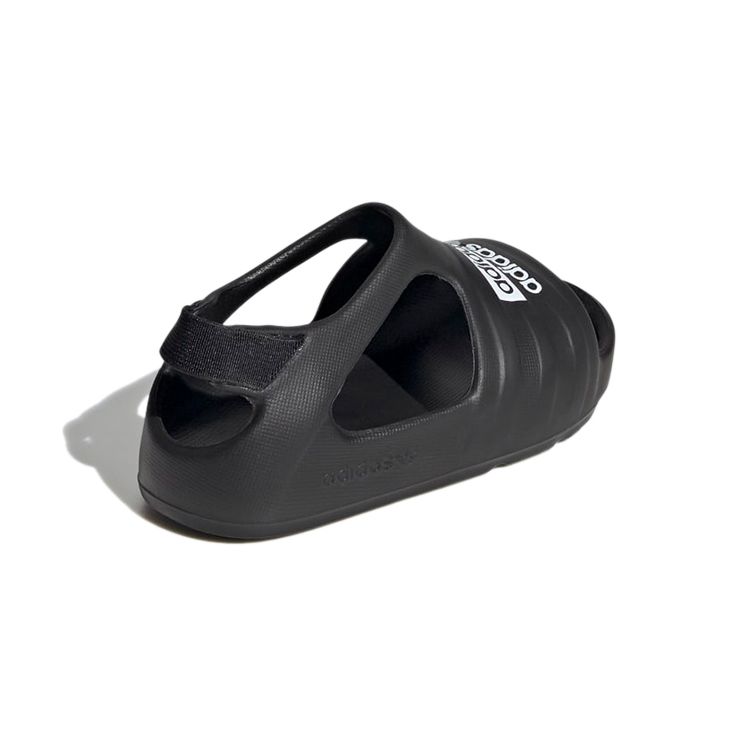 Adidas Originals Adilette Series Play Comfortable Versatile Low-Top Shoes Baby Shoes Black EF6237