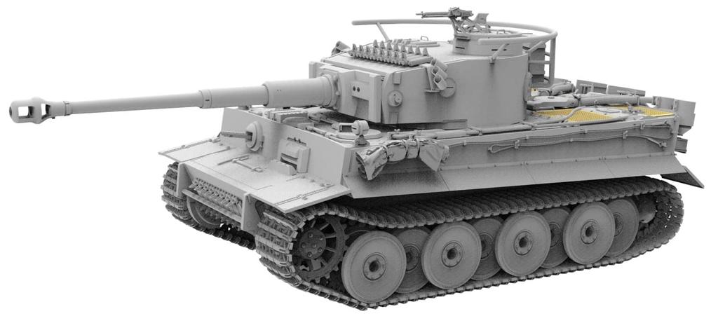 Border Model Japonská armáda Tiger I těžký tank Plastikový model BT023 1/35
