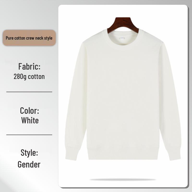 2026 Red Corporate Anniversary Sweatshirt - Custom Round Neck with Logo for Annual Meeting and Company Culture