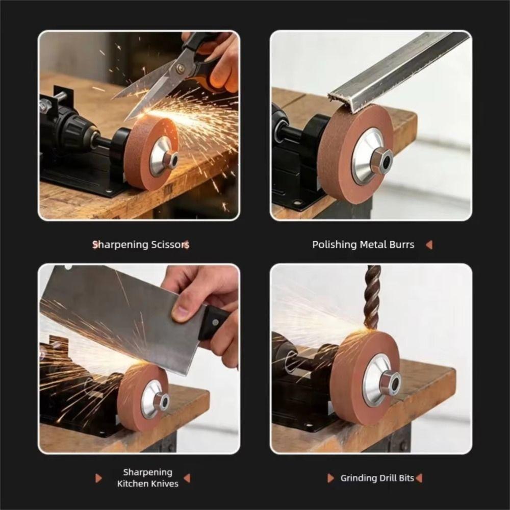 Sturdy Base Desktop Grinding Machine Space-Saving Electric Grinder for Home Mini Bench Grinder