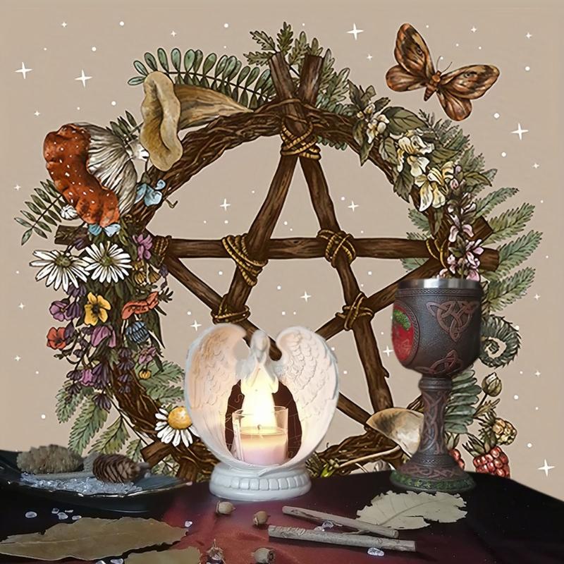 Star Pattern Tarot Card Tablecloth Altars Cloth Altars Cloth Divinations Card Table Cloth Tapestry Easy to Use