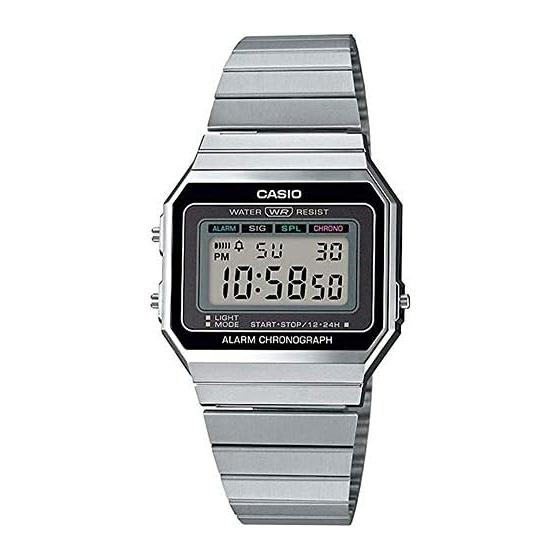 [Casio] CASIO Цифровые часы Винтажная серия A700W-1A Мужские Женские Серебристые Зарубежная модель [Параллельный импорт]