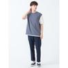 [Beams Heart] S/S TEE Cool Touch Sensation Fake Layered Vest T-shirt Men's SMOKE_BLUE L