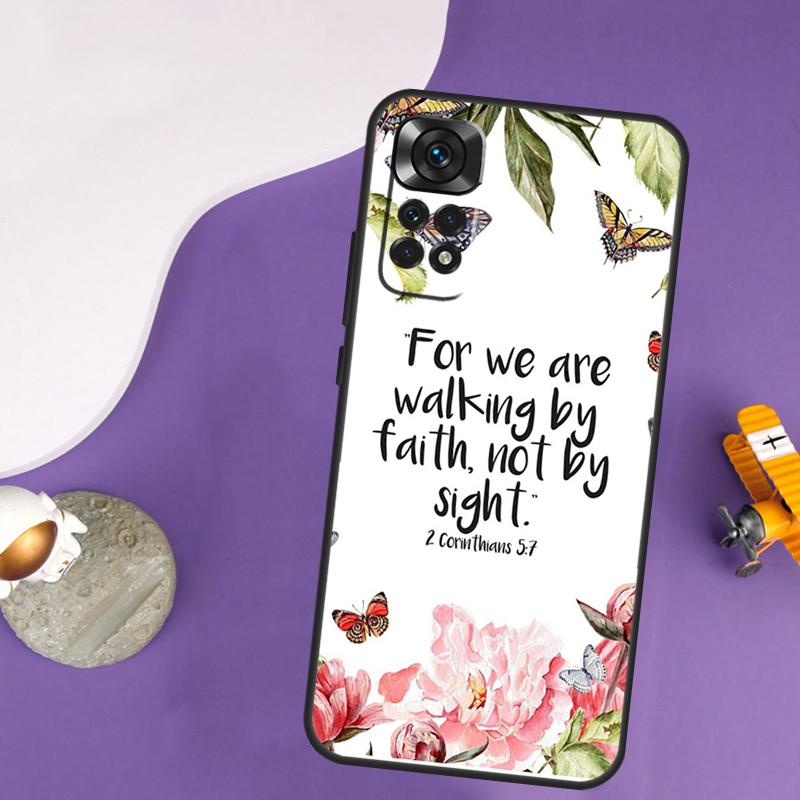 Bible Verse Case For Xiaomi Redmi Note 13 Pro 14 12 9 10 11 Pro 10S 11S 12S Redmi 14C 13C 10C 12C Cover