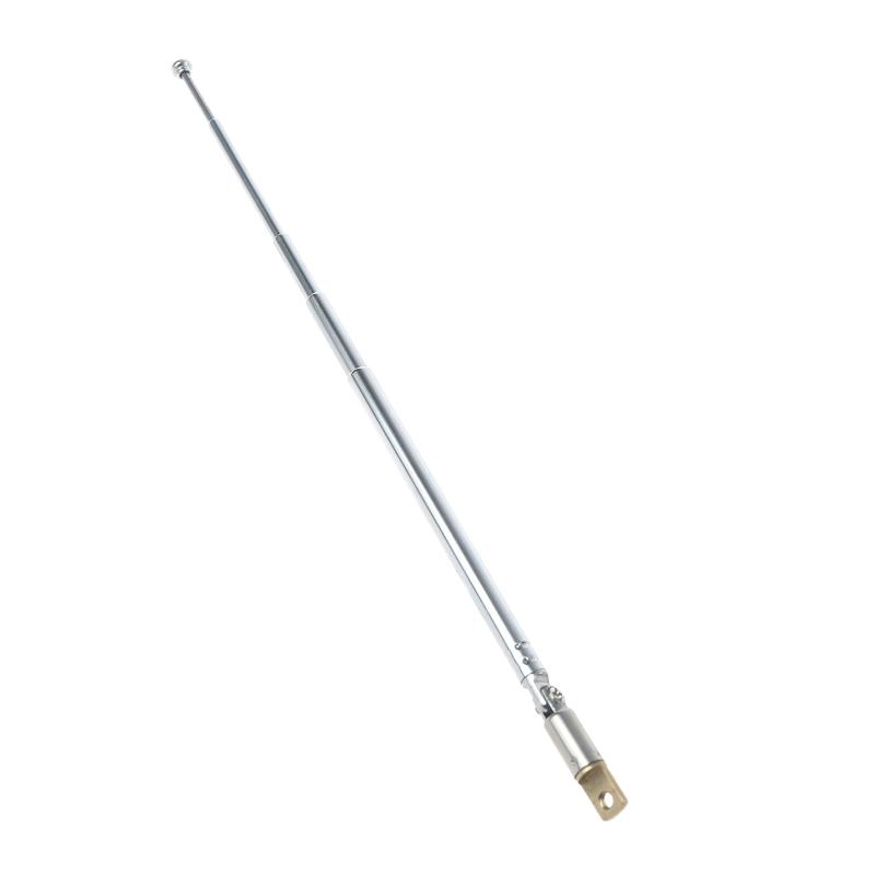 Telescopic Antenna for Electronic Radio TV Signal 4/5 Sections Radio Remote Control Audio Antenna Aerial Connector