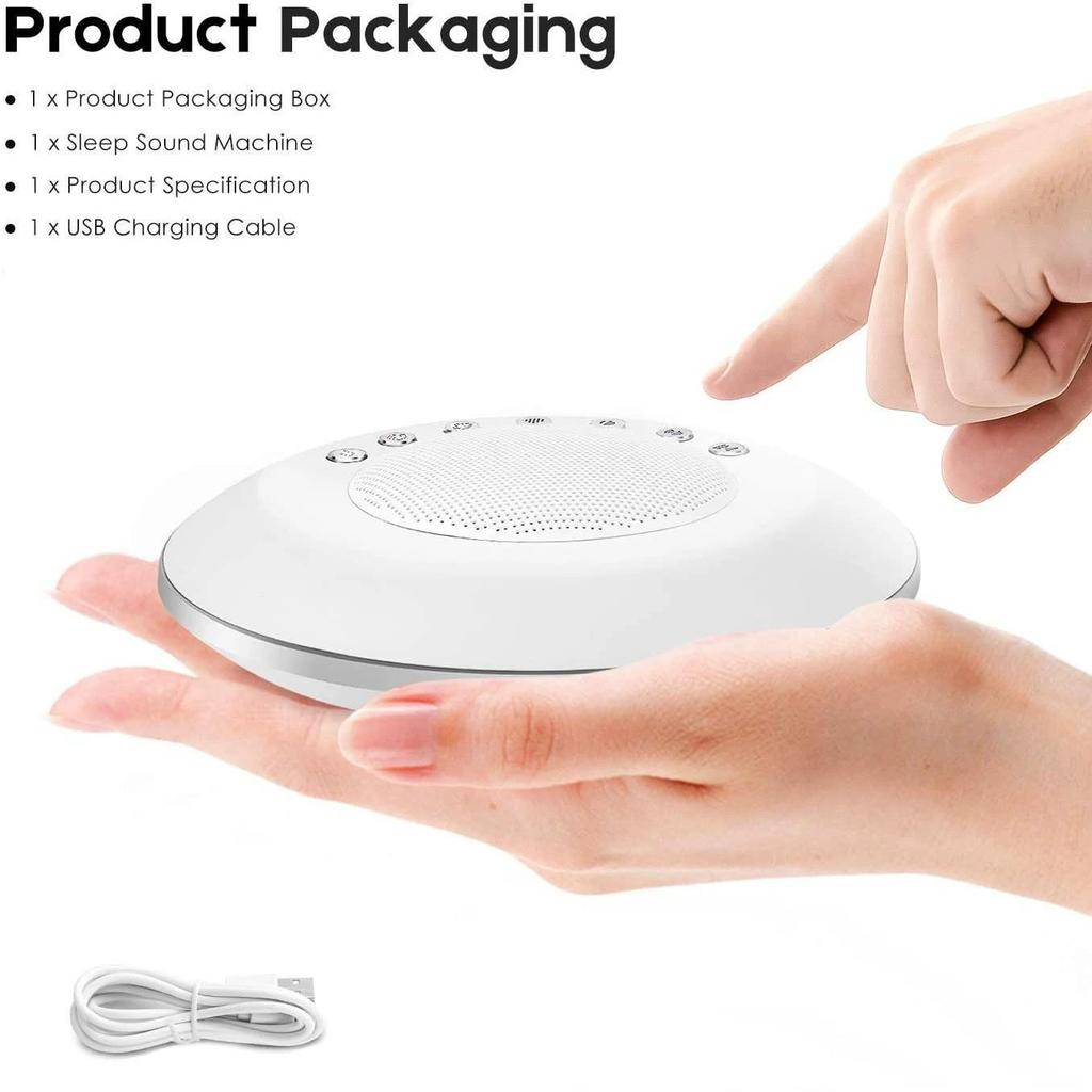 Baby Sleep Sound Machine & Night Light Soother