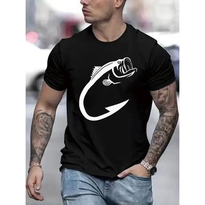 Europäische Größen Herren T-Shirt Bequem Rundhalsausschnitt Lässig Kurze Ärmel Weiches Atmungsaktives OberteilTshirt Sommer Frühling Streetwear Stoff Trendiger Buchstabenaufdruck
