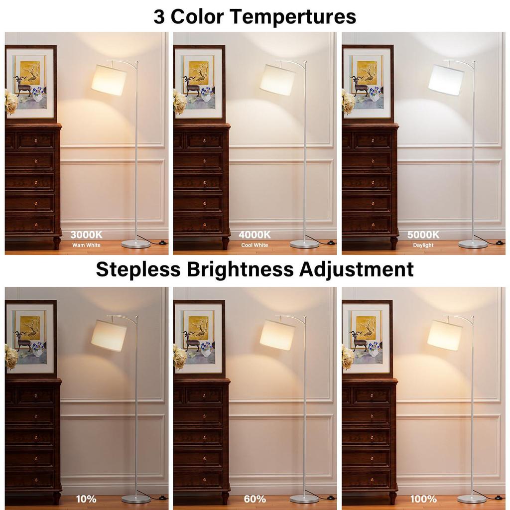 Vintage Cross-Border LED Floor Lamp for Living Room, Bedroom, or Study - Elegant Vertical Table and Bedside Lighting Solution