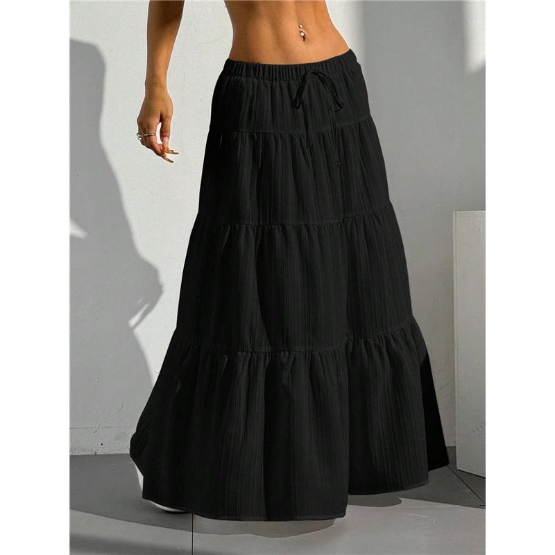 Ladies' Skirts New Products White Elegant Skirts Lace Up Skirts European And American Style Loose Casual Skirts For Women