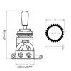 Guitar 3 Way Toggle Switch Pickup Selector Switch Replacement Electric Guitar Pickup Switch Durable Guitar Parts