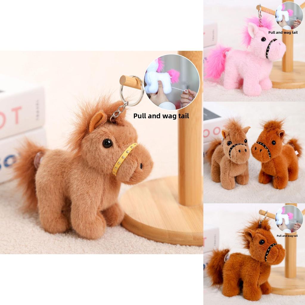 Pony Plush Keychain With Short Plush Material Perfect For Gifts And Bags