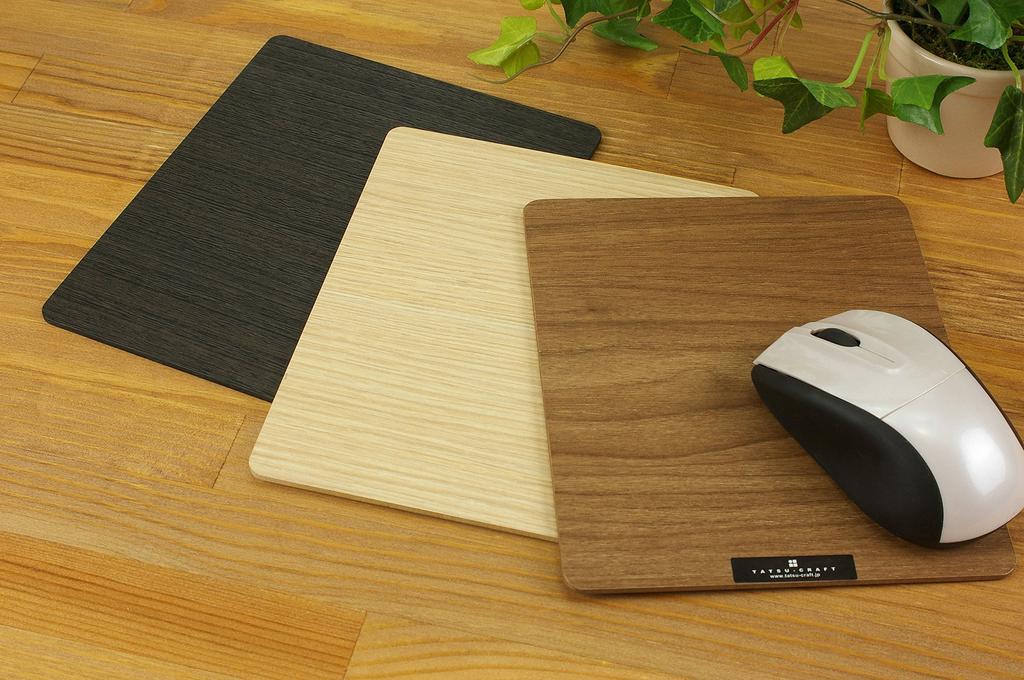 Tatsunosuke Hashimoto Crafts Bask Mouse Pad S Mouse Brown "Bosk Pad"