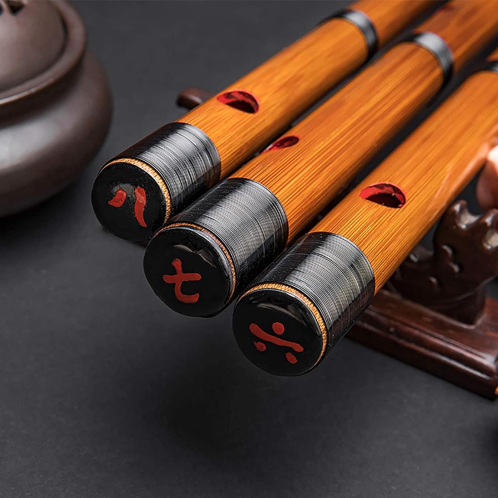 Jinchuan Bamboo Shinobue Japanese Traditional Musical Instrument for Festivals and Musical Instruments 8 Flute, (7 Holes, Pieces)