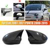 For Fiat Punto 500 2009 2010 2011 2012 2013 2014 2015 2016 2017 2018 Rearview Side Mirror Cover Wing Cap Door Housing Shell Trim