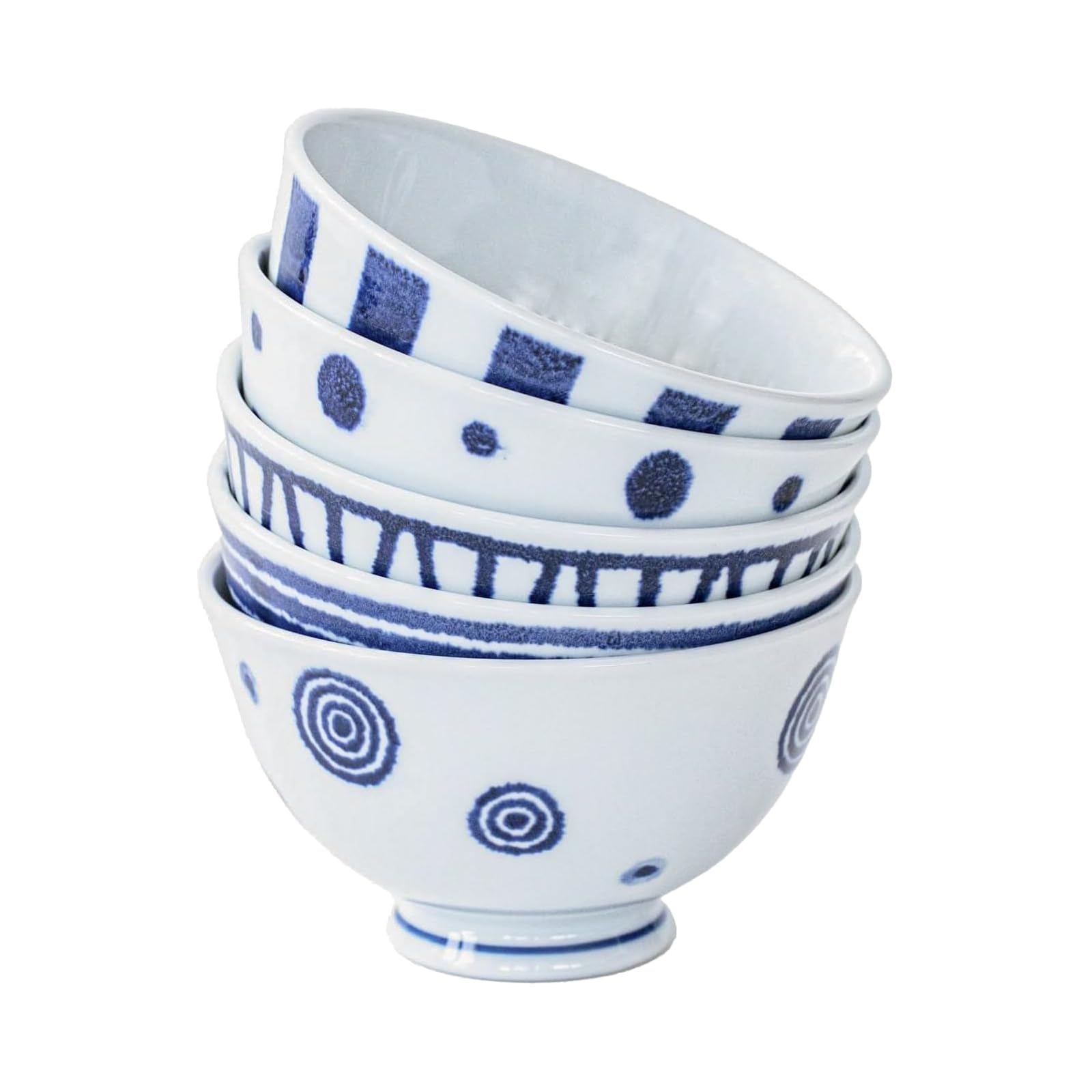 

Посуда Saikai Pottery Hasami Ware для стола Рис Рис Диаметр Индиго Шар Японский Рис Новый Японский Микроволновая печь и Посудомоечная машина Сделано в 19863 Набор, Миска,