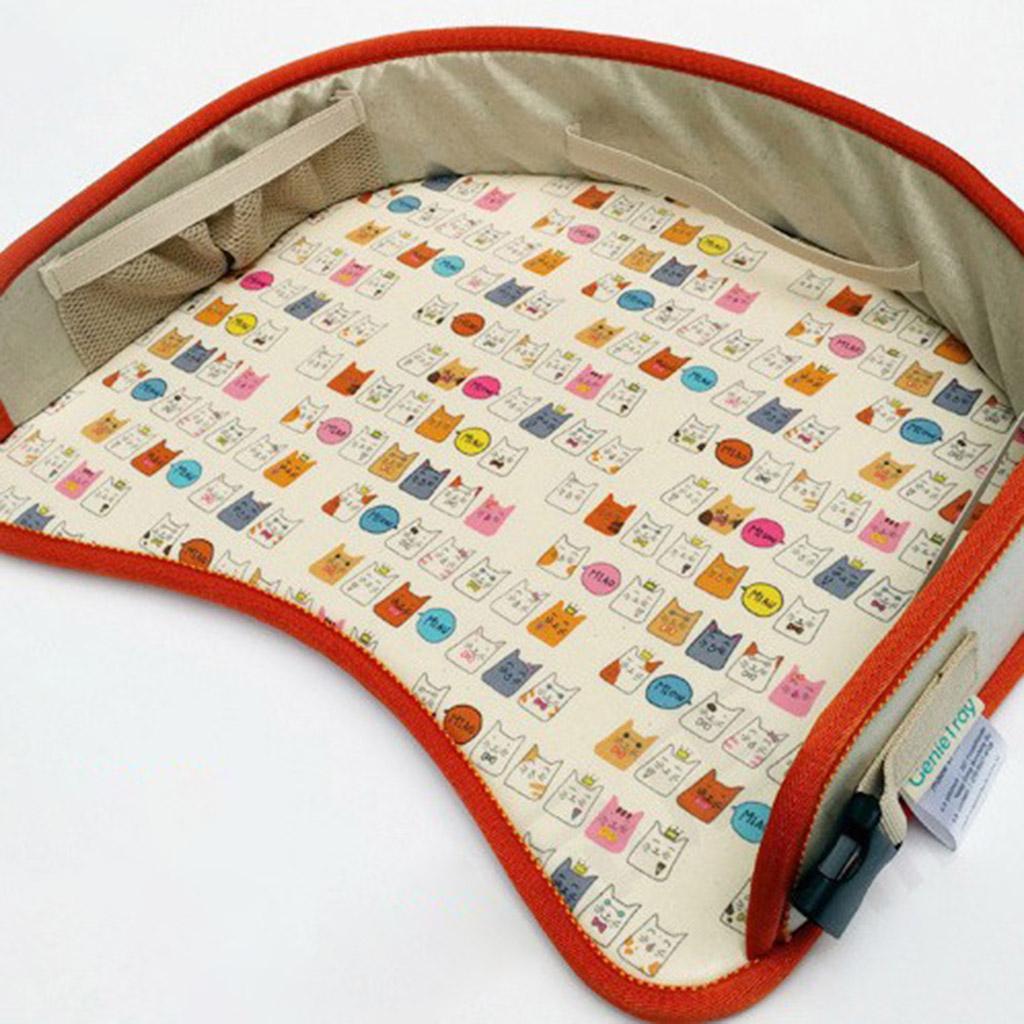 Kids Travel Tray Toddler Car Seat Lap Table Art Supplies Multifunctional For Baby Children Drawing Writing