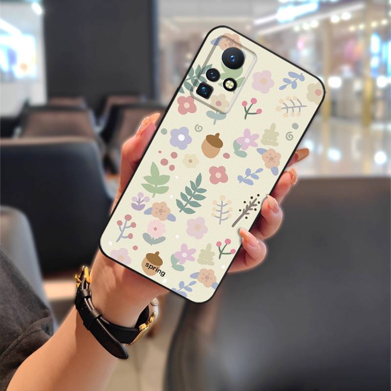 Silicone TPU Phone Case For infinix Zero X/X Pro/X6811/X6811B Animals Fashion Design Cartoon Graffiti Anti-knock Cute