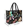Stylish Floral Tote Bag for Daily Commute and Shopping Use