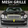 For 2003-2006 W211 Mercedes Benz E320 E350 E500 E55 AMG Front Upper Grille Racing Grills Mesh Grid Base Radiator 2118800583