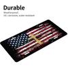 Front License Plate Cover – Aluminum Metal Car Accessory, Rust-Proof Novelty Vanity Tag Decor For Men & Women, 6X12 With 4 Holes - Cross American