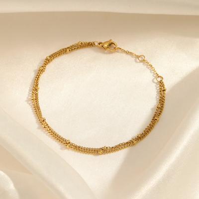Stainless Steel Stainless Steel Bracelet For Women Classic Ball Stitching Bracelet