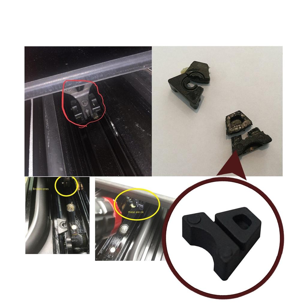 BSR533 Panoramic Sunroof Rail Slider Repair Bracket Clip for Mercedes W205 W169 W176 W177 W245 W242 C207 C238  C117 X156 X253 C218 W166 X222 C292