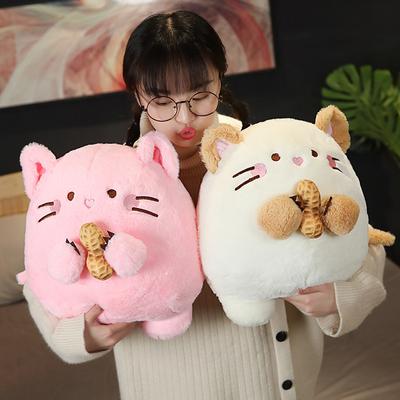 Creative Peanut Mouse Doll Plush Toy Little Mouse Doll Sleeping On Bed Holding Ragdoll Girl Birthday Gift