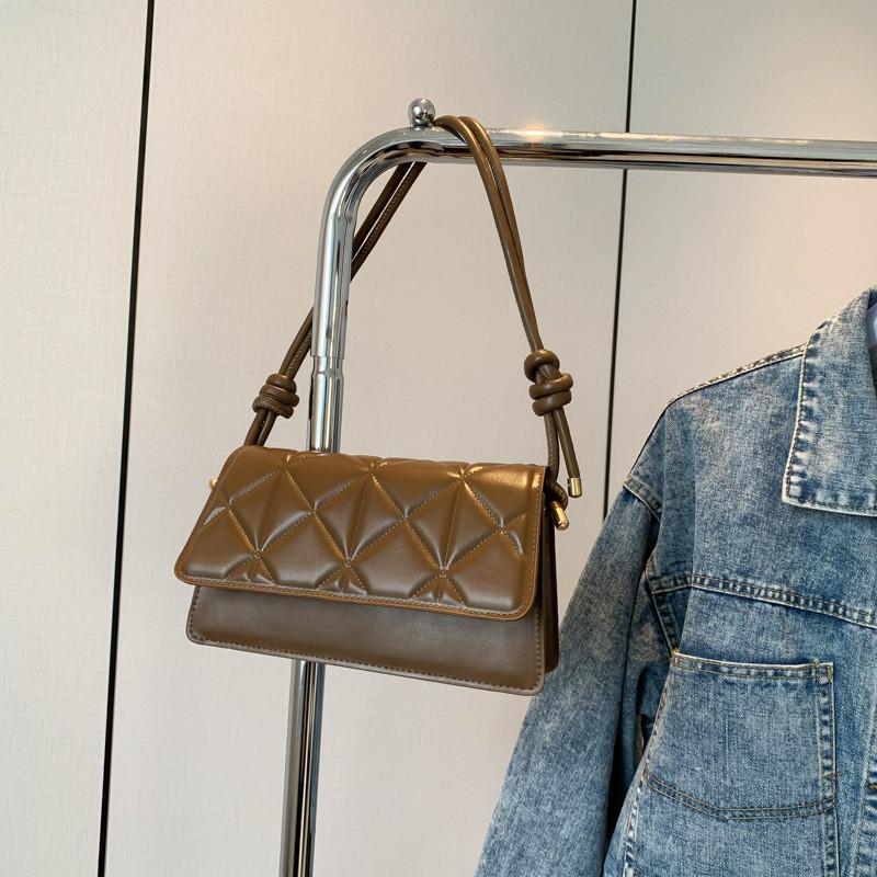Elegant Pu Underarm Bag 2024 New Fashionable Quilted Shoulder Bag For Women