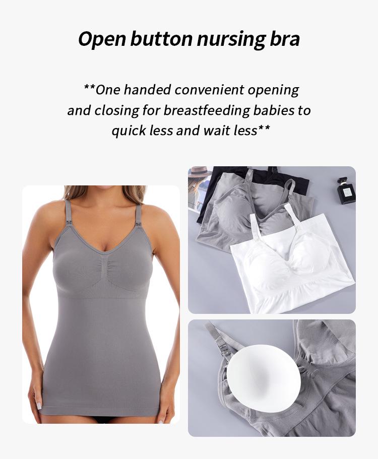 Camisola de Lactancia Tallas Grandes Postparto - No Necesita Almohadilla