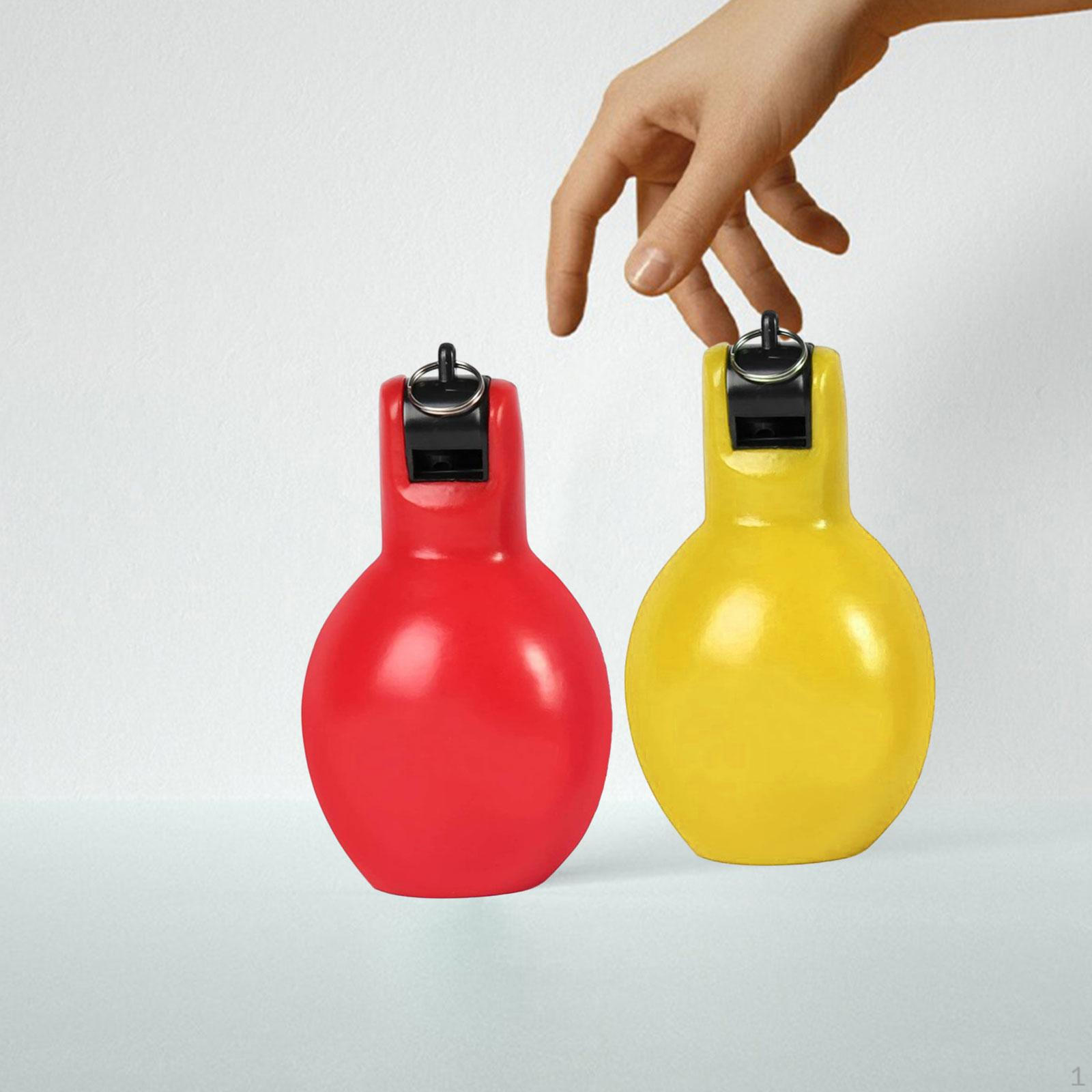 

2 шт. Свисток ручной сильный спортивный для треккинга в помещении yellow and red