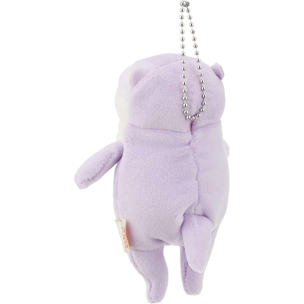 Shinada Global Mochi Series Pastel Lavender Otter Plush Toy Mini 7x5x14cm Animal MOKW-0088PL