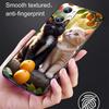Cute cartoon cat illustration Phone Case For OPPO Reno 5 6 7 A96 A40 A58 Realme GT A74 A78 Neo2 A74 A78 Find X5 X3 X7 X8 Black