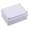 Boîte de jonction étanche ABS Blanche Extérieure 1 Pièce Boîte Universelle Scellée pour Projet Électrique