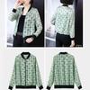 Summer Women Chiffon Jacket Thin Breathable Baseball Uniforms Long Sleeve Printed Jacket Loose Short Plus Size Sunscreen