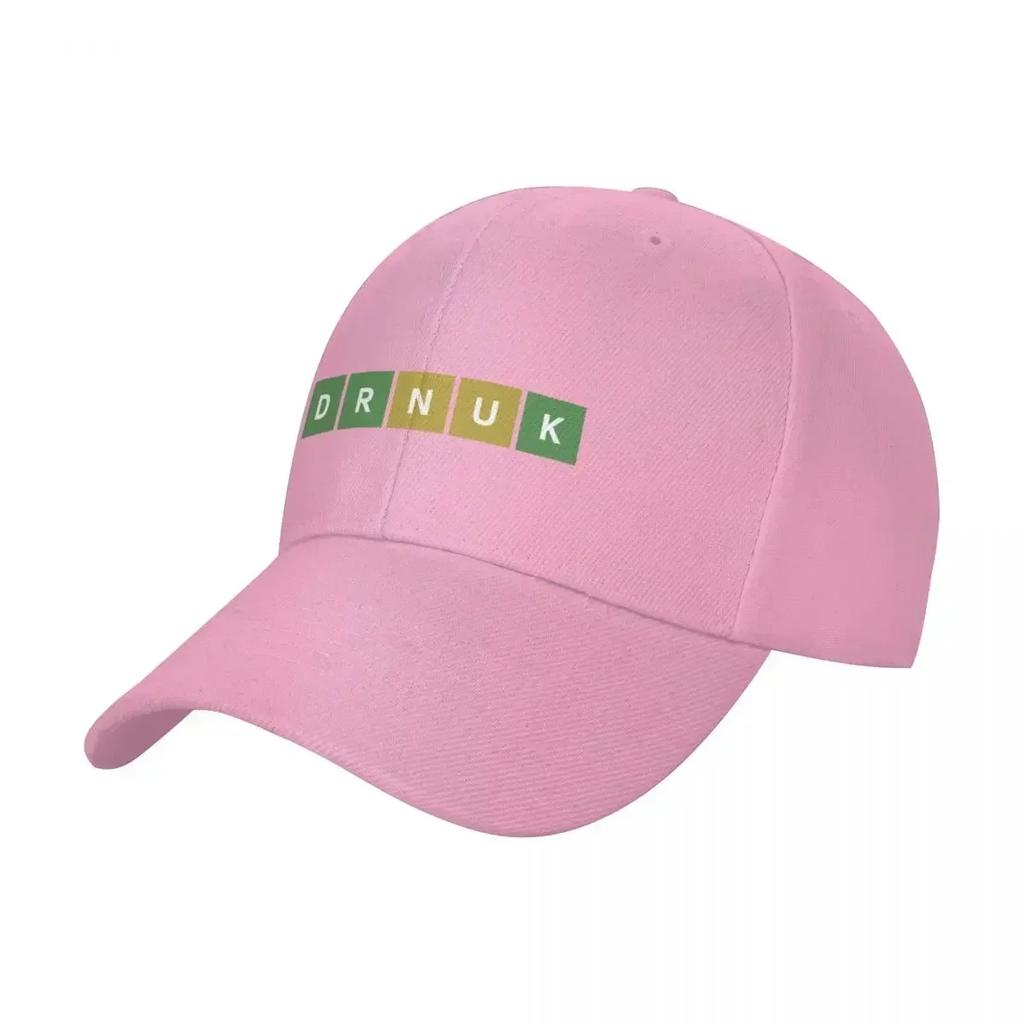 Drunk (Wordle Style) Baseball Cap Derby Hat Wild Ball Hat Woman Men's
