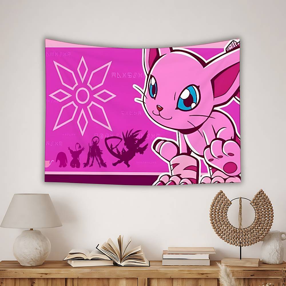 DDigimon AAdventure Flag Flags Personalized Items Flags For Bedrooms Home Tapestry