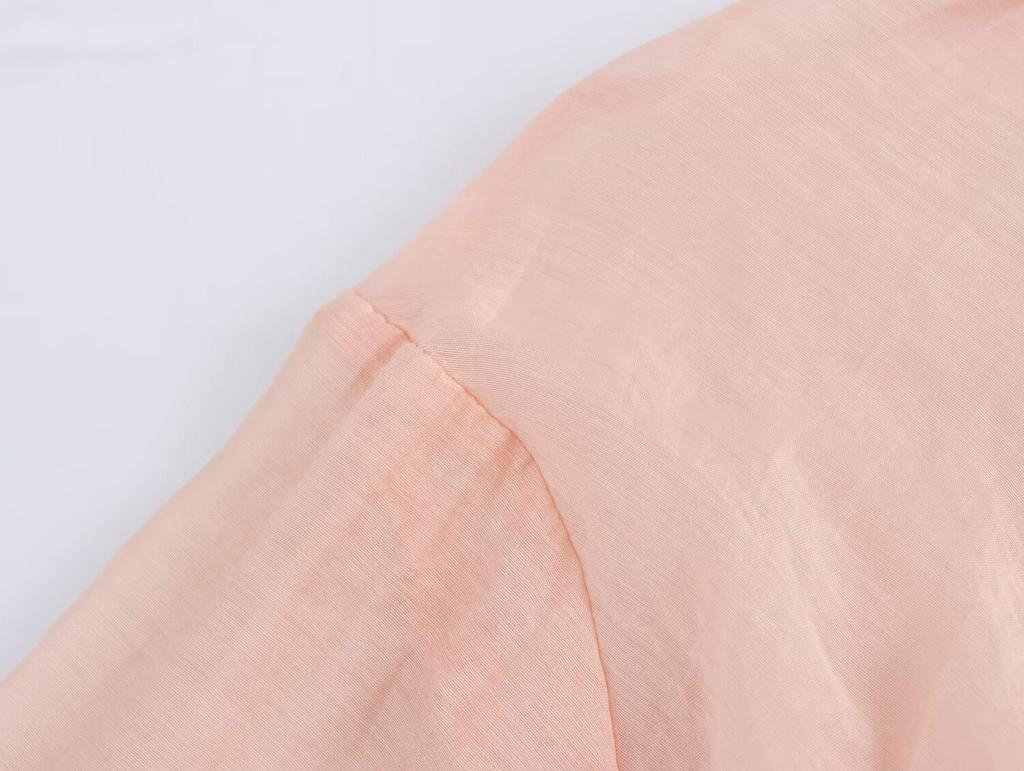 2025 Spring Women's European & American Double-Breasted Long Sleeve Lapel Shirt