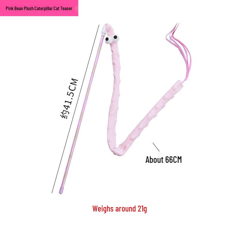 Pet Supplies Feather Bell Fairy Teaser Wand Collection - Interactive Cat Toys