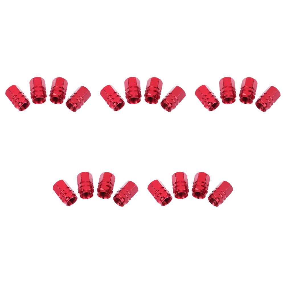 20/4 Stück Aluminiumlegierung Reifenventilkappen Auto Rad Reifenventil Luftkappen Ventilschaftabdeckungen Hohe Qualität Universell Auto Staubdichte Kappen