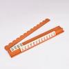 4Pcs Wooden Mahjong Rack with Detachable Magnetic Pusher Scalloped Edge American Mah Jongg Tile Holder Push Ruler Mahjong Accessories